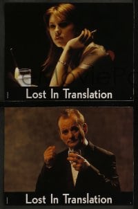 4k519 LOST IN TRANSLATION 8 French LCs 2003 Bill Murray & Scarlett Johansson in Tokyo, Sofia Coppola