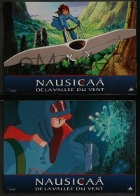 4k583 NAUSICAA OF THE VALLEY OF THE WINDS 6 French LCs 2006 Hayao Miyazaki sci-fi fantasy anime!