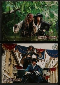 4k587 PIRATES OF THE CARIBBEAN: ON STRANGER TIDES 6 French LCs 2011 Depp as Captain Jack!