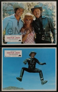 4k465 VILLAIN 12 French LCs 1979 Schwarzenegger, sexy Ann-Margret & cowboy Kirk Douglas!