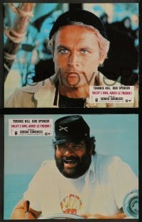 4k466 WHO FINDS A FRIEND FINDS A TREASURE 12 French LCs 1981 Terence Hill & Bud Spencer!