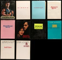 4m101 LOT OF 10 PRESSKITS 1984 - 1992 containing a total of 54 8x10 stills in all!