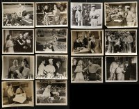 4m336 LOT OF 14 DICK WESSEL 8X10 STILLS 1930s-1950s great scenes from some of his movies!