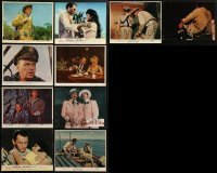 4m352 LOT OF 10 FRANK SINATRA COLOR 8X10 STILLS 1950s-1970s great scenes from several of his movies!