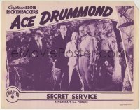 4p009 ACE DRUMMOND chapter 9 LC R1940s Captain Eddie Rickenbacker's exploits in the sky, serial!