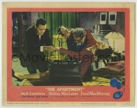 4p044 APARTMENT LC #5 1960 Billy Wilder, Jack Lemmon helps carry passed out Shirley MacLaine!