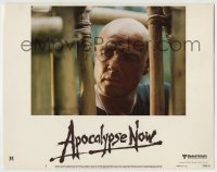 4p045 APOCALYPSE NOW LC #3 1979 Francis Ford Coppola, best close up of Marlon Brando as Kurtz!