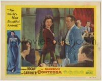 4p065 BAREFOOT CONTESSA LC #2 1954 Humphrey Bogart & Ava Gardner & Oscar-winner Edmond O'Brien!