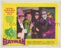 4p067 BATMAN LC #4 1966 great portrait of the villains, Penguin, Riddler, Catwoman & Joker!
