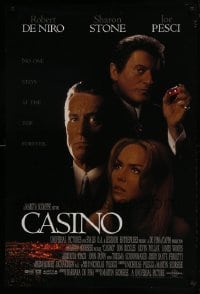 4r660 CASINO int'l DS 1sh 1995 Martin Scorsese, Robert De Niro & Stone, Joe Pesci, cast image!