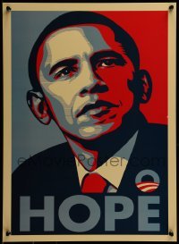 4r545 BARACK OBAMA 16x22 commercial poster 2008 iconic Shepard Fairey art, 'Hope'!