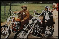 4r578 EASY RIDER 25x37 Dutch commercial poster 1969 Fonda, Nicholson & Hopper on motorcycles!