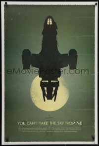 4r552 FIREFLY 27x40 commercial poster 2012 Joss Whedon, cool art of spacecraft by Jeff Halsey!
