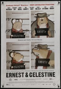 4r705 ERNEST & CELESTINE 1sh 2013 cute cartoon about a mouse and a bear, great image!