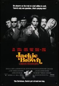 4r767 JACKIE BROWN advance 1sh 1997 Quentin Tarantino, Santa's got a brand new bag, top cast!