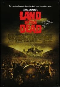 4r786 LAND OF THE DEAD 1sh 2005 George Romero zombie horror masterpiece, stay scared!