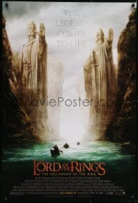4r808 LORD OF THE RINGS: THE FELLOWSHIP OF THE RING advance 1sh 2001 J.R.R. Tolkien, Argonath!