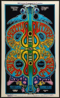 4r221 BUTTERFIELD BLUES BAND/BLOOMFIELD & FRIENDS/BIRTH 13x22 music poster 1969 Greg Irons art!