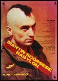 4r095 MARTIN SCORSESE BABYLON 24x33 German film festival poster 2017 as Bickle in Taxi Driver!