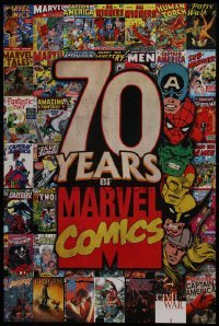4r373 MARVEL COMICS 24x36 special poster 2009 great art of different covers over 70 years!