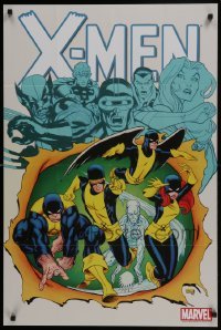 4r422 X-MEN 24x36 special poster 2011 Marvel comics, created by Lee and Kirby, great artwork!