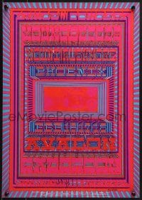 4r273 YOUNGBLOODS/MT. RUSHMORE/PHOENIX 14x20 music poster 1968 William Henry psychedelic design!