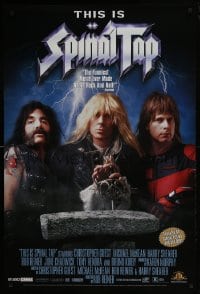4r515 THIS IS SPINAL TAP 27x40 video poster R2000 Rob Reiner heavy metal rock & roll cult classic!