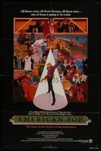 4s081 AMERICAN POP int'l 1sh 1981 cool rock & roll animation by Wilson McClean & Ralph Bakshi!