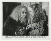 4t388 ALBERT FINNEY signed 8x9.75 still 1984 close up with Cathryn Harrison in The Dresser!