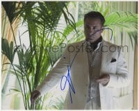 4t713 ANDY GARCIA signed color 8x10 REPRO still 2000s c/u in white suit holding pocket watch!