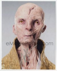 4t714 ANDY SERKIS signed color 8x10 REPRO still 2000s as Supreme Leader Snoke from Star Wars!