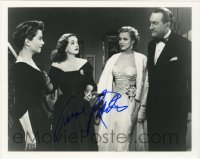 4t720 ANNE BAXTER signed 8x10 REPRO still 1980s in a scene with Bette Davis from All About Eve!