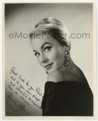 4t399 ANNE JEFFREYS signed 8x10 still 1950s sexy head & shoulders portrait with long inscription!