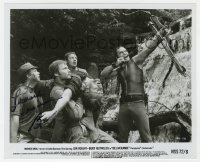 4t420 BURT REYNOLDS signed 8x10 still 1972 great close up with his co-stars from Deliverance!
