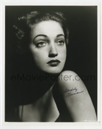 4t789 DOROTHY LAMOUR signed 8x10 REPRO still 1980s sexy head & shoulders c/u of the leading lady!