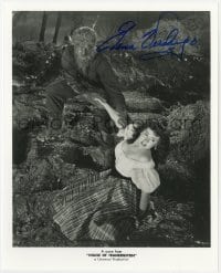 4t796 ELENA VERDUGO signed 8x10 REPRO still 1980s grabbed by the Wolfman from House of Frankenstein!