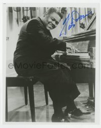4t807 FATS DOMINO signed 8x10 REPRO still 1980s great smiling portrait playing the piano!