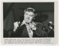 4t467 FRANKIE LAINE signed TV 8x10.5 still 1979 holding microphone singing some of his hit songs!