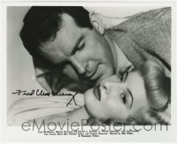 4t812 FRED MACMURRAY signed 8.25x10 REPRO still 1944 best c/u with Barbara Stanwyck from Double Indemnity!