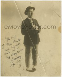 4t472 GEORGE OVEY signed deluxe 8x10 still 1917 portrait of the comic actor by Hartsook!