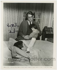 4t565 MARY BADHAM signed 8x10 still 1963 with Gregory Peck & Alford in To Kill a Mocking Bird!