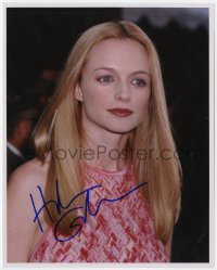 4t826 HEATHER GRAHAM signed color 8x10 REPRO still 2000s head & shoulders c/u of the sexy blonde!
