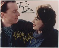 4t889 LITTLE ODESSA signed color 8x10 REPRO still 2000s by BOTH Tim Roth AND Moira Kelly!