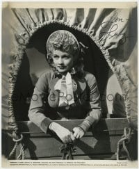 4t554 LUCILLE BALL signed 8.25x10 still 1942 great close up in covered wagon from Valley of the Sun!