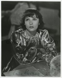 4t555 LUISE RAINER signed 7.25x9.25 still 1938 close up wearing metallic dress from Dramatic School!
