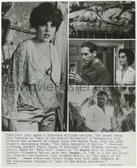 4t556 LYNN REDGRAVE signed 8x9.75 still 1970 in a Tennessee Williams montage!