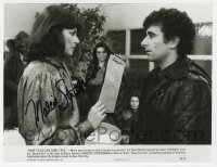 4t558 MARCIA STRASSMAN signed 7.25x9.5 still 1982 close up with Saul Rubinek in Soup For One!