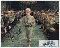 4t900 MARK LESTER signed color 8x10 REPRO still 1980s as Oliver Twist about to please ask for more!