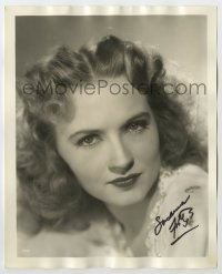 4t635 SUSANNA FOSTER signed deluxe 8x10 still 1940s head & shoulders portrait of the pretty singer!