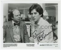 4t639 TIM MATHESON signed 8x10 still 1982 great close up with Wallace Shawn in A Little Sex!